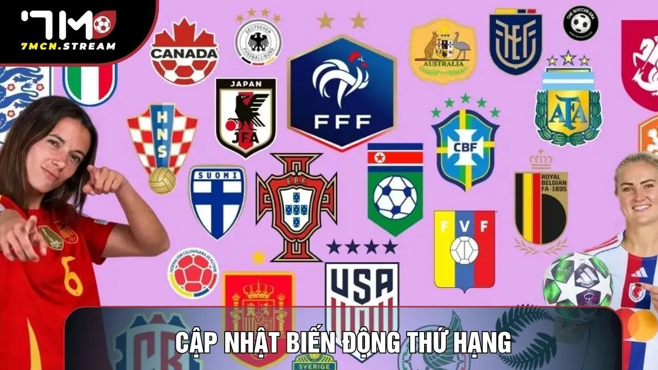 Cập nhật biến động thứ hạng
