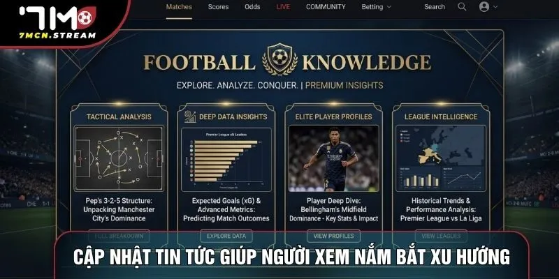 Cập nhật tin tức giúp người xem nắm bắt xu hướng