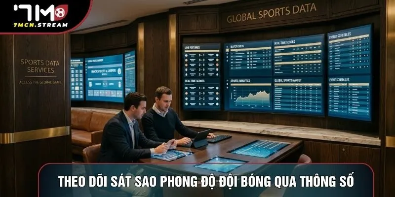 Theo dõi sát sao phong độ đội bóng qua thông số